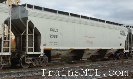 Car/wagon CGLX2389 left side / coté gauche